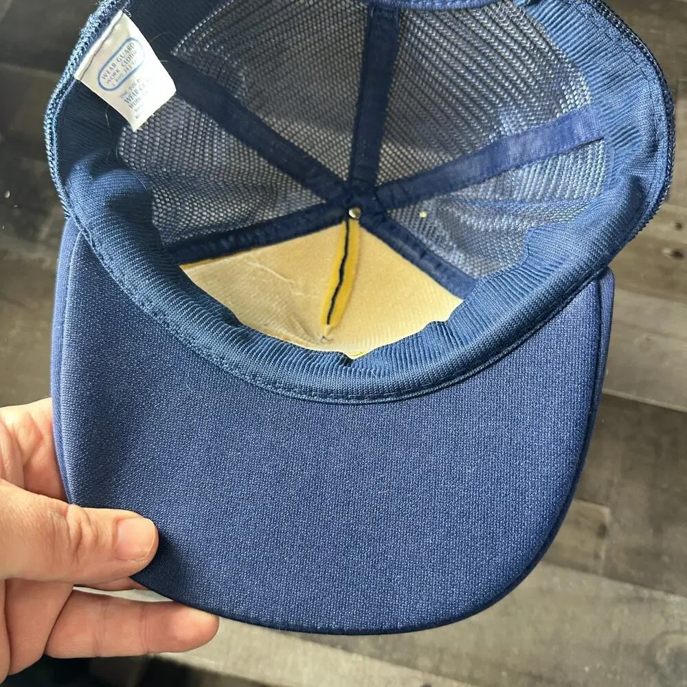 John's Salt Service‎ JSS Employee Worker Mesh Trucker Hat Scrambled Eggs